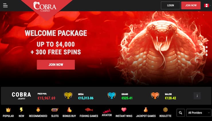 Cobra Casino Canada