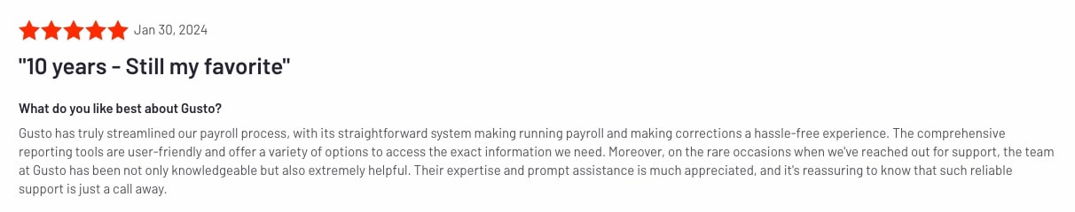 A review of Gusto Payroll