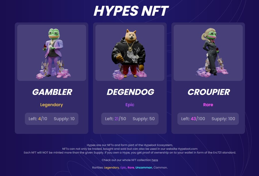 Hypes NFTs