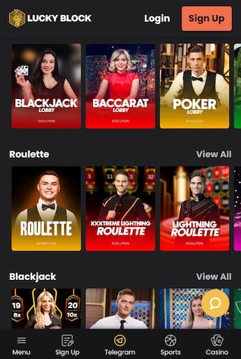 Lucky Block best iPhone casino in New Zealand