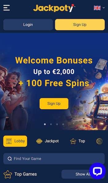 Jackpoty Casino Homepage Qatar
