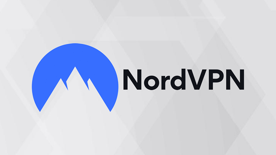 A logo of NordVPN