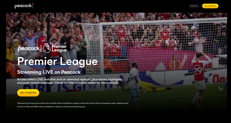 Sign up for a streaming platform that offers Premier League content. 