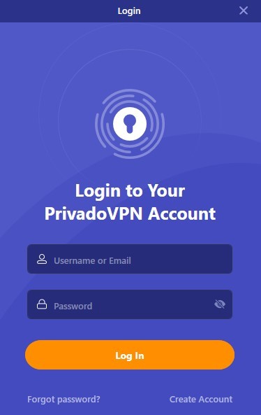 <strong>Download and Log Into Your PrivadoVPN Client</strong>