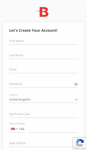 Create an account