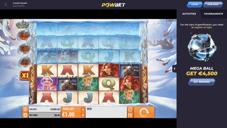 Crystal Queen Online Slot