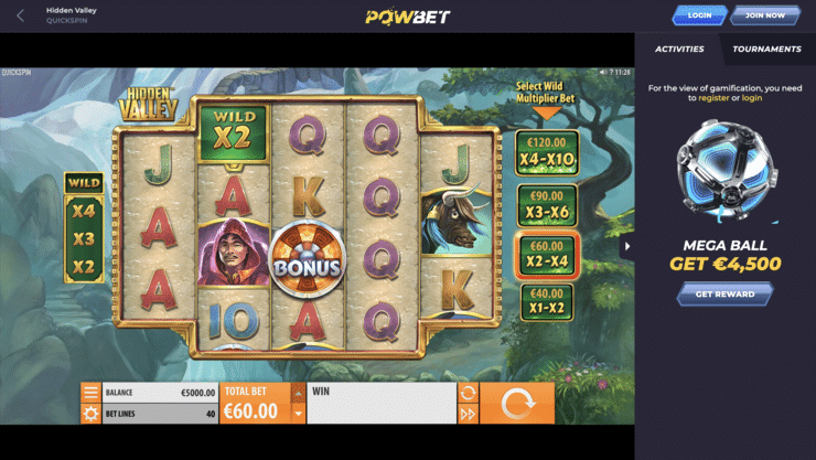 Hidden Valley Online Slot