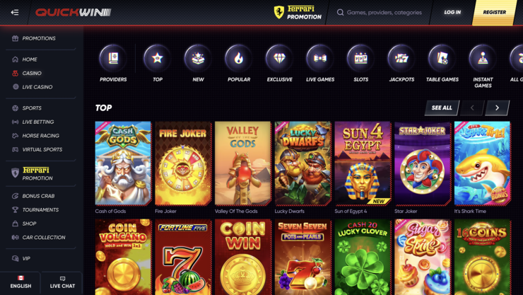 Quickwin Best Payout Online Casino in Canada