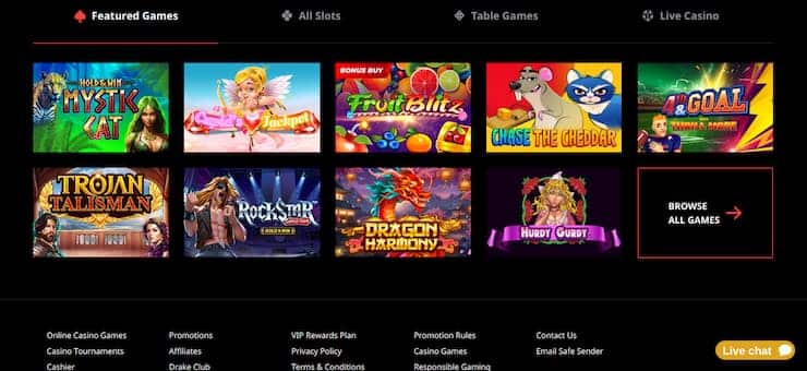 Drake desktop casino