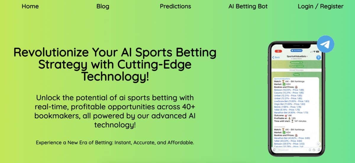 8 Best AI Sports Betting Predictions Sites for October 2024
