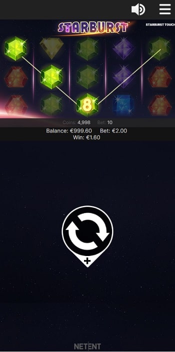 Starburst Mobile Slot