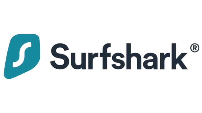 A logo of Surfshark VPN