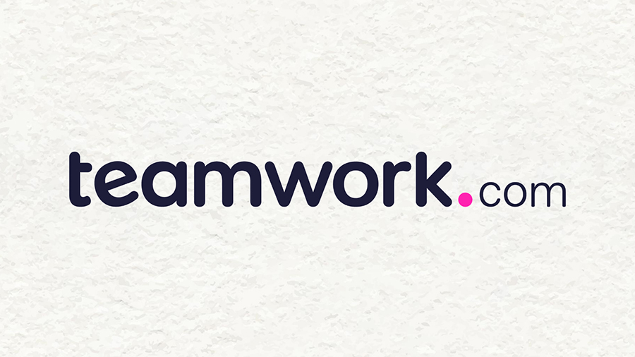 A logo of Teamwork
