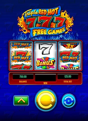 Triple Red Hot 777 IGT Slot