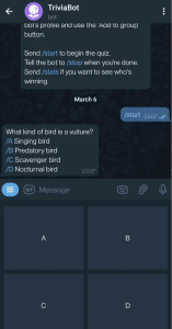 Trivia Bot Telegram