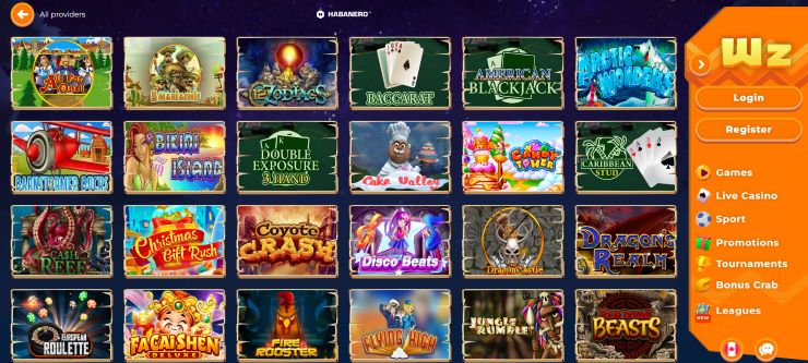 Wazamba Habanero Casino