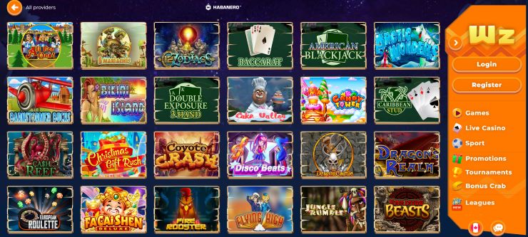 Wazamba Habanero Slots