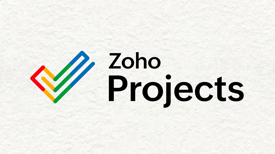 A logo of Zoho Projects