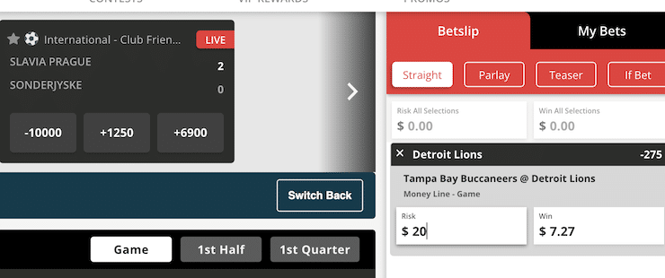 Place Your First Bet