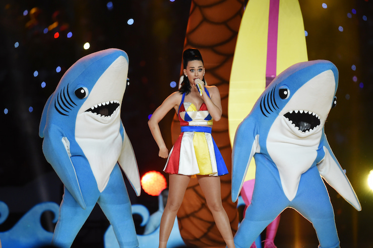 Katy Perry at Super Bowl Halftime Show