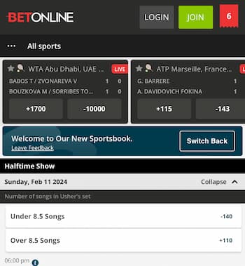 how to bet on the halftime show