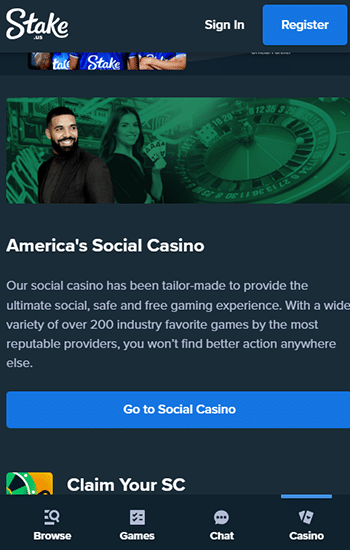 Stake.us Social Casino