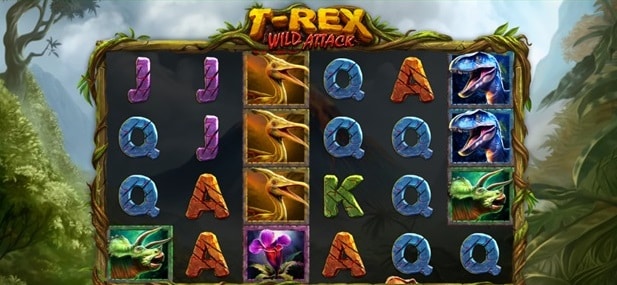 t-rex wild attack
