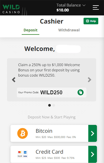 Choose a Promo Code