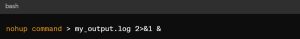 Custom Output Redirection