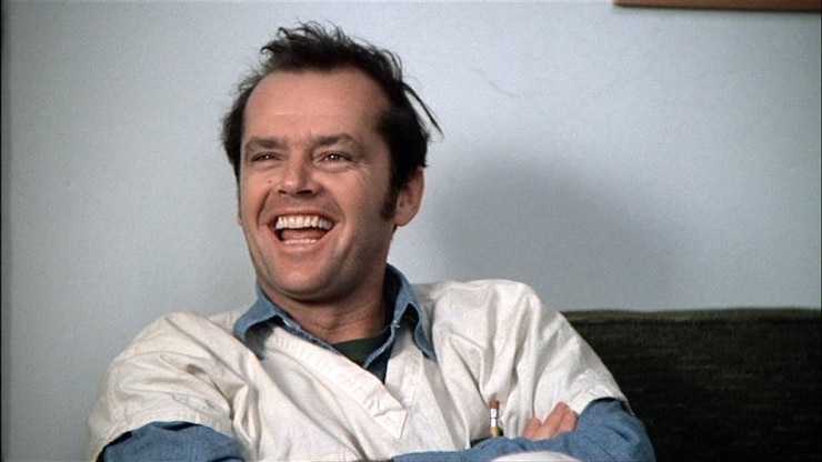 Jack Nicholson in One Flew Over the Cuckoo's Nest