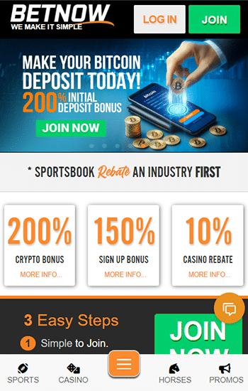 BetNow Mobile Sportsbook