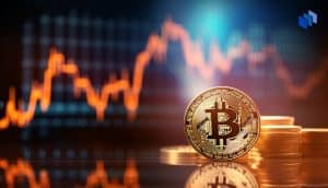 A bitcoin chart
