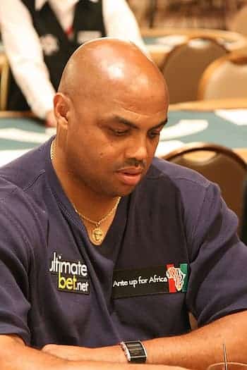 Famous gamblers Charles Barkley