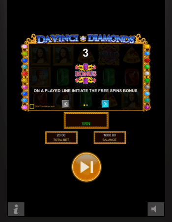 Da Vinci Diamonds IGT Slot