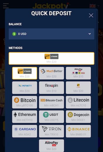 3. Make a Deposit