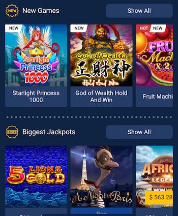5. Start Playing Real Money Games