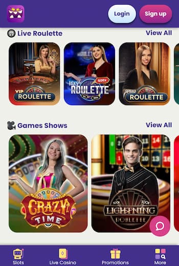 Slot Monster live dealer casino
