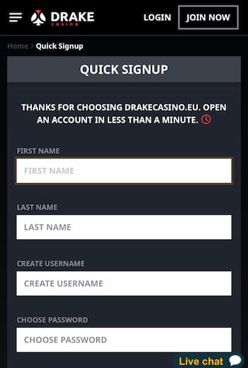 Fill Out the Registration Form