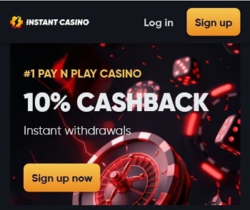 Instant Casino 10% Cashback
