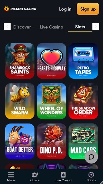 Instant Casino Slots