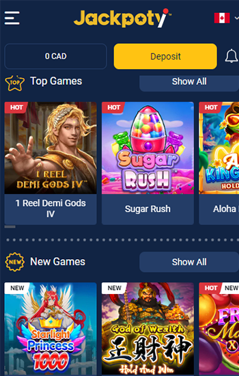 Jackpoty Jeton Casino CA