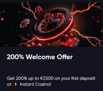 Instant Casino Review 200% Welcome Bonus