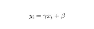 Scale and shift in order to obtain the output of the layer.