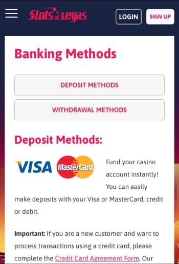 Make a Deposit