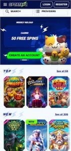Sportaza Casino Brand Review ZA