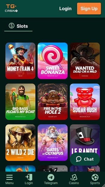 TG.Casino Slots App