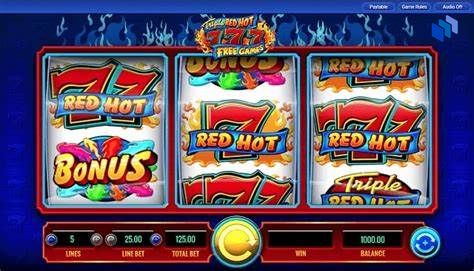 Triple Red Hot 777