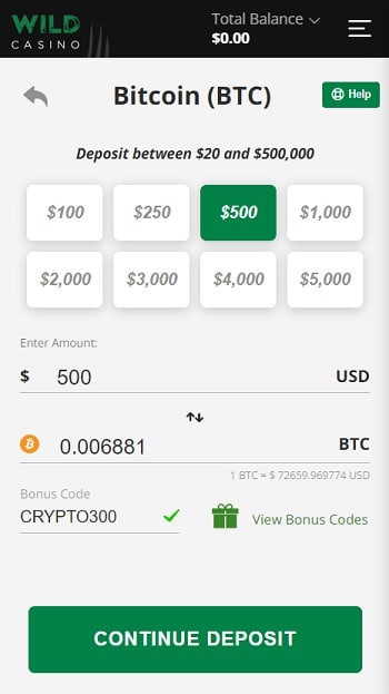 Complete You First Deposit