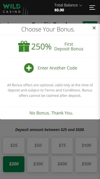 Make a deposit