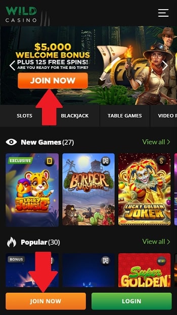 Visit the Jackpot Slots Online Casino Site